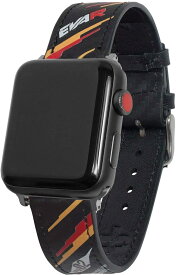 ＼ポイントUP！27(月)AM2時まで／【メール便送料無料】 エヴァンゲリオン レーシング 正規品 apple watch アップルウォッチ ベルト メンズ 本革 カーボンレザー 替えバンド EVA 弐号機 惣流・アスカ・ラングレー 式波・アスカ・ラングレー 第6世代 全 jn-wc002-2