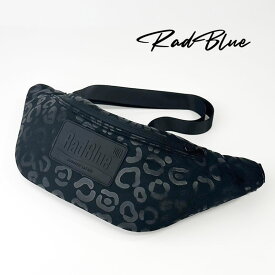 【送料無料】 RadBlue ラッドブルー ネオプレーンウエストポーチ Leopard ヒョウ柄 伸縮性 耐熱性 耐摩耗性 耐水性 アウトドア メンズ レディース ブラック rad-bag019