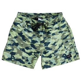 【送料無料】 RadBlue ラッドブルー ボードショーツ CAMO 水着 メンズ カモフラ 迷彩柄 ショート丈 サーフパンツ 水陸両用ハーフパンツ ブルー グリーン グレー S M L XL rad-swm006