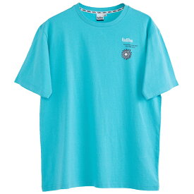 ＼ポイントUP！27(月)AM2時まで／【送料無料】 RadBlue ラッドブルー OE天竺 半袖メンズTシャツ FLOWER Tシャツ メンズ 半袖シャツ レッド ホワイト ベージュ S M L XL rad-ts011