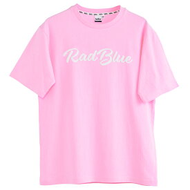 【送料無料】 RadBlue ラッドブルー OE天竺 半袖メンズTシャツ FLOCK Tシャツ メンズ 半袖シャツ レッド ホワイト ベージュ S M L XL rad-ts016