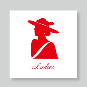 yLadies gC}[NzgCTC W200mm×H200mm ʃe[vtgC j  gC j  gC}[N gCē gCW gspl-70