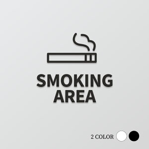 _ԌN[|zz^ySMOKING AREAzsNgTC IV W115mm×H105mm ubN/zCg ANt5mm pi hAv[g office G ʏ hA }bT[W  I T H