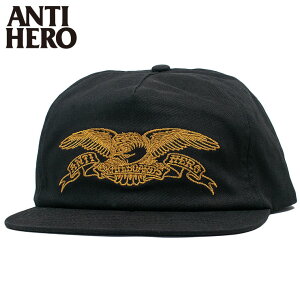 ANTIHERO BASIC EAGLE CAP �A���^�C�q�[���[ �X�i�b�v�o�b�N�L���b�v �X�q �X�P�[�g�{�[�h�u�����h 5�p�l��