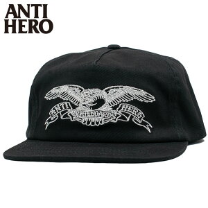ANTIHERO �A���^�C�q�[���[ �X�i�b�v�o�b�N�L���b�v �X�q �X�P�[�g�{�[�h�u�����h 5�p�l�� BASIC EAGLE CAP