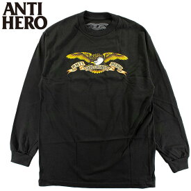 ANTIHERO アンタイヒーロー メンズ 長袖Tシャツ ロゴ ロンT Tシャツ スケートボード ロンティ アンチヒーロー EAGLE LS TEE