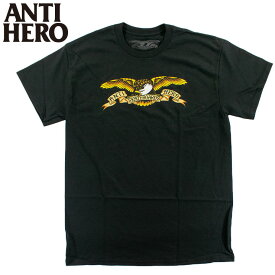 アンタイヒーロー メンズ Tシャツ ロゴ 半袖TEE 丸首Tシャツ スケートボード ティーシャツ ANTIHERO EAGLE SS TEE