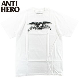 ANTIHERO アンタイヒーロー メンズ Tシャツ ロゴ 半袖TEE 丸首Tシャツ スケートボード ティーシャツ EAGLE SS TEE