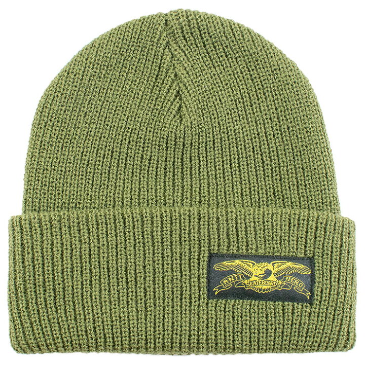 楽天市場】ANTIHERO アンタイヒーロー ニットキャップ 帽子 BEANIE 