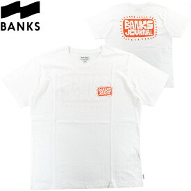 メンズ Tシャツ バンクス カットソー ブランドロゴ バックプリント サーフブランド 半袖 S/S TEE BANKS ATS0941