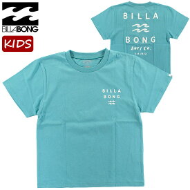 キッズ Tシャツ ビラボン BILLABONG BD015201 バックプリント 子ども用 ロゴプリント 半袖TEE サーフファッション