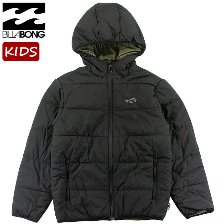 楽天市場】ビラボン キッズ ジャケット フード付き パフジャケット 