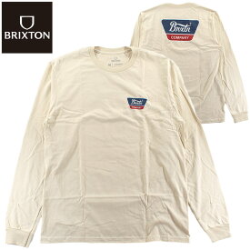 ブリクストン ロンT 長袖Tシャツ Tシャツ メンズ スケーター バックプリント ロゴプリント BRIXTON LINWOOD L/S TEE