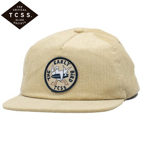 ティーシーエスエス TCSS スナップバックキャップ コーデュロイ 5パネル 帽子 サーフブランド CRITICALSLIDE HW2312