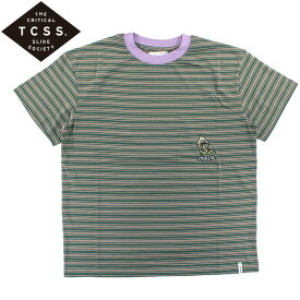 TCSS メンズ Tシャツ ボーダー TEE サーフブランド 半袖 CRITICALSLIDE クリティカルスライド TE2366