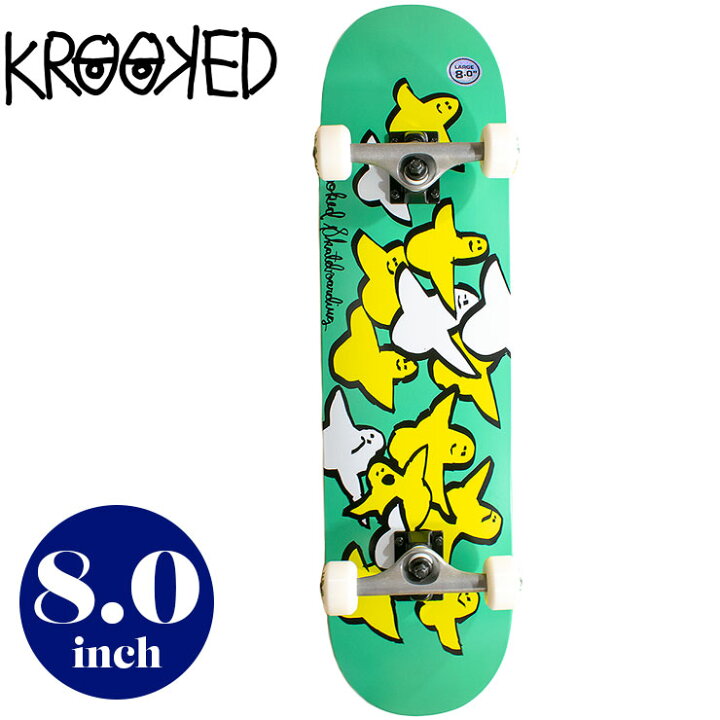 楽天市場】クルキッド スケートボード コンプリート 8.0inch 完成品 