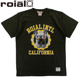 ロイアル メンズTシャツ 半袖 スタンダード ドッグ ティー ロゴ ワンちゃん コットンTEE ROIAL R232MTS03