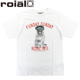 ROIAL ロイアル 半袖 スタンダード ロゴTシャツ ドッグ ティー メンズ Tシャツ サーフブランド コットン R241MTS10