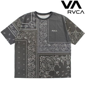 ルーカ RVCA Tシャツ 半袖 コットン ビッグシルエット BD041268 インダストリアル ルーズフィット ドルマン TEE ルカ バンダナ