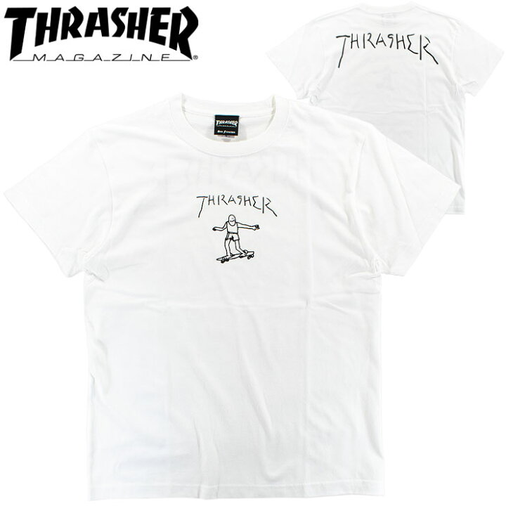 楽天市場】THRASHER スラッシャー メンズ Tシャツ ゴンズ 手書き 