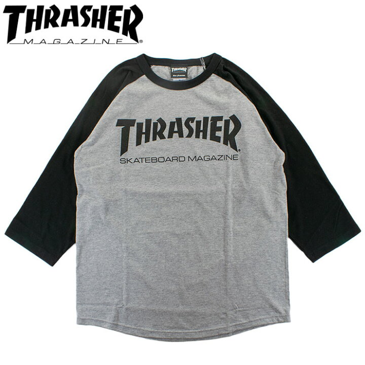 楽天市場 スラッシャー 七分袖 ロゴtシャツ 定番ロゴ メンズ レディース Tシャツ ラグランtee Thrasher Mag Logo Th011 Days Store