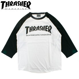 THRASHER スラッシャー 七分袖 ロンT 定番ロゴ メンズ レディース Tシャツ ラグランスリーブ TEE MAG LOGO TH82011