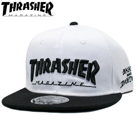 THRASHER スラッシャー キャップ ロゴ CAP サイズ調節可 MAGLOGO スケーターファッション スナップバック THR-C03