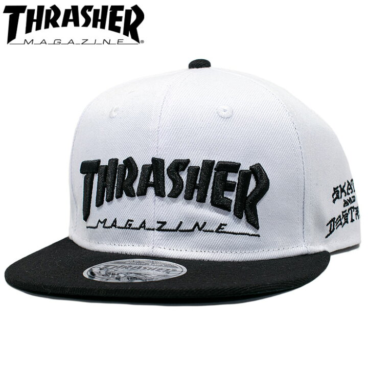 楽天市場】THRASHER スラッシャー キャップ ロゴ CAP サイズ調節可 