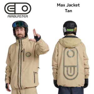 AIRBLASTER MAX JACKET 25/26 TAN DARKNIGHT GAuX^[ Xm[{[hEFA WPbg Y fB[X h ϐ 15K MID BAGGY
