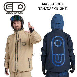 �݌Ɍ��� 30%OFF AIRBLASTER �G�A�u���X�^�[ �W���P�b�g MAX JACKET 25/26 TAN DARKNIGHT �X�m�[�{�[�h�W���P�b�g �X�m�[�{�[�h�E�F�A �����Y ���f�B�[�X �h�� �ϐ����� 15K MID BAGGY