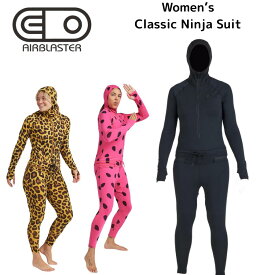 AIRBLASTER インナーウェア Women's CLASSIC NINJA SUIT BLACK ウィメンズ ファーストレイヤー レディース スノーボード スキー アンダーウェア 防寒インナー