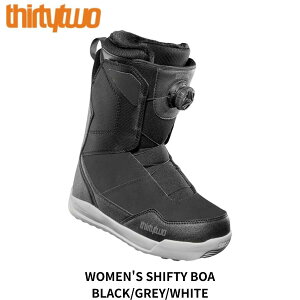 50OFF THIRTY TWO 24/25 WOMEN'S SHIFTY BOA BLACK/GREY/WHITE T[eB[gD[ EBY VteB[{A ubNOCzCg fB[XXm[{[hu[c