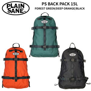 PLAINSANE vCZC PS BACK PACK 15L BCobNpbN QfobNpbN obNJg[ obNpbN Xm[{[h AEghA bN
