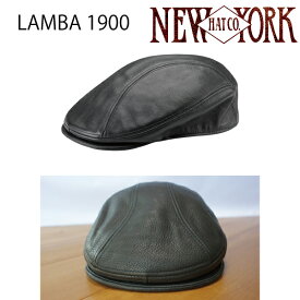 NEW YORK HAT ニューヨークハット レザードライバーキャップ LAMBA 1900 男 メンズ RS9250 ヴィンテージ おしゃれ帽子 ハット プレゼントにも