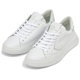 PHILIPPE MODEL TEMPLE LOW MAN フィリップモデル テンプル ホワイトスニーカー VEAU BLANC BTLU V001 レースアップ メンズ ダッド