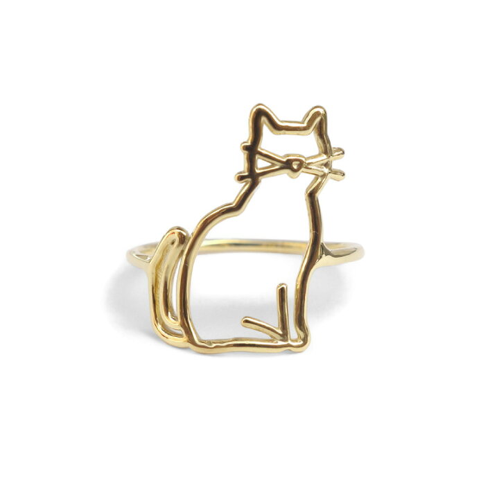 楽天市場】ALIITA アリータ MIAU RING ネコ モチーフ リング 指輪 猫 