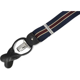 ALBERT THURSTON アルバートサーストン サスペンダー 2WAY クリップ ボタン TOW IN ONE ELASTICS ベルト幅35mm 冠婚葬祭 プレゼント