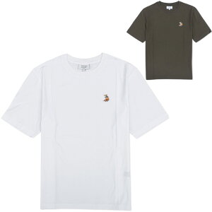 MAISON KITSUNE ���]���L�c�l �����Y �h���[�~���O�t�H�b�N�X�R���t�H�[�gT�V���c DREAMING FOX COMFORT TEE-SHIRT �N���[�l�b�N ���� QM00102KJ7026