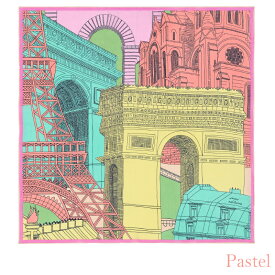 INOUI EDITIONS イヌイエディションズ 100%コットン スクエアスカーフ PARIS 100cm×100cm 100% Cotton inouitoosh イヌイトゥーシュ パリス CA191PA