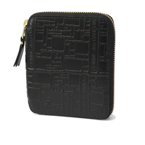 COMME DES GARCONS �R���f�M�����\�� ���K����t�����E���h�t�@�X�i�[��܂���z �G���{�X���S�^�C�v SA2100EL EMBOSSED LOGOTYPE