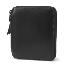 COMME DES GARCONS �R���f�M�����\�� ���K����t�����E���h�t�@�X�i�[��܂���z �x���[�u���b�N�^�C�v SA2100VB VERY BLACK LEATHER LINE