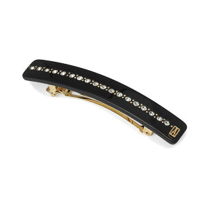 ALEXANDRE DE PARIS アレクサンドルドゥパリ BARRETTE バレッタ スワロフスキー AA6-735-49 保存袋付き 髪留め ヘアクリップ