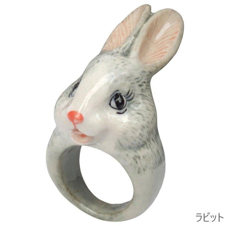 ナッシュ うさぎ ラビット 【】 ネックレス 陶器 🎔