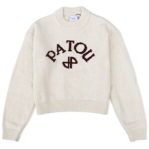 PATOU pgD pgDSJPmO C^[V Z[^[ E[JV~A  zCg KN2788064 001W WHITE PATOU JP INTARSIA JUMPER