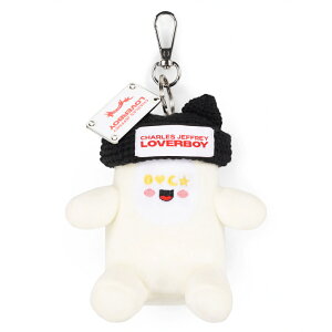 CHARLES JEFFREY LOVERBOY �`���[���Y�W�F�t���[���o�[�{�[�C �O�������� �o�b�O�`���[�� GROMLIN PLUSH KEYRING ECRU + BLACK �L�[�z���_�[ �L�[�����O 062140403