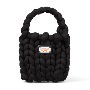 CHARLES JEFFREY LOVERBOY �`���[���Y�W�F�t���[���o�[�{�[�C �~�j�}�V���}���o�b�O MINI MARSHMALLOW BAG BLACK �n���h�o�b�O �g�[�g 062120401