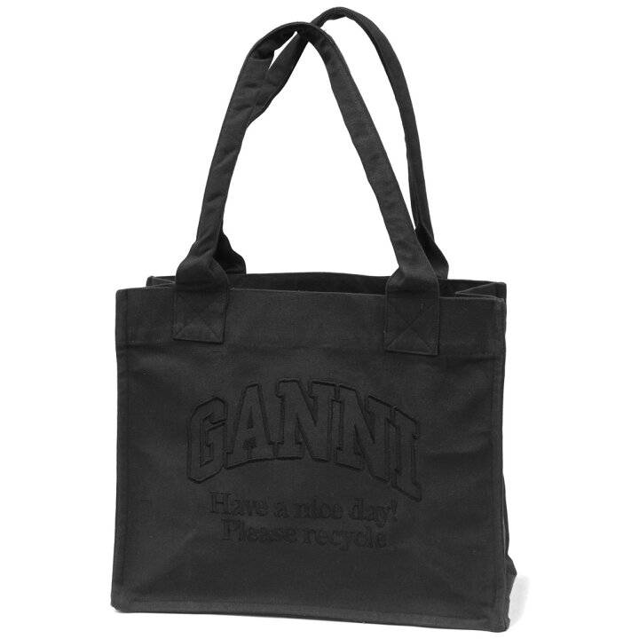 楽天市場】GANNI ガニー トートバッグ ラージイージーショッパー 