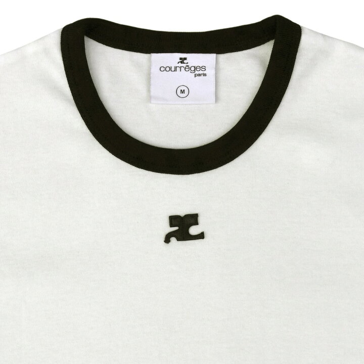 楽天市場】COURREGES クレージュ シグニチャーコントラスト半袖Tシャツ 
