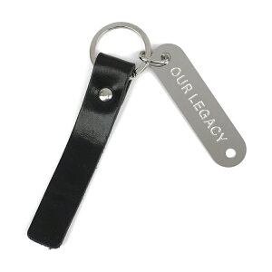 OUR LEGACY �A���[���K�V�[ �����O�L�[�����O RING KEYRING Black Leather A4258RB