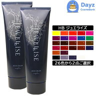 ナプラ HB ジュエライズ ヘアカラー 190g　2点セット　｜　1剤式ヘアマニキュア / 酸性カラー / 白髪対応…